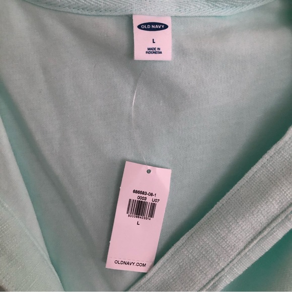 Old Navy V-Neck Pullover Hoodie Large NWT - Picture 3 of 3